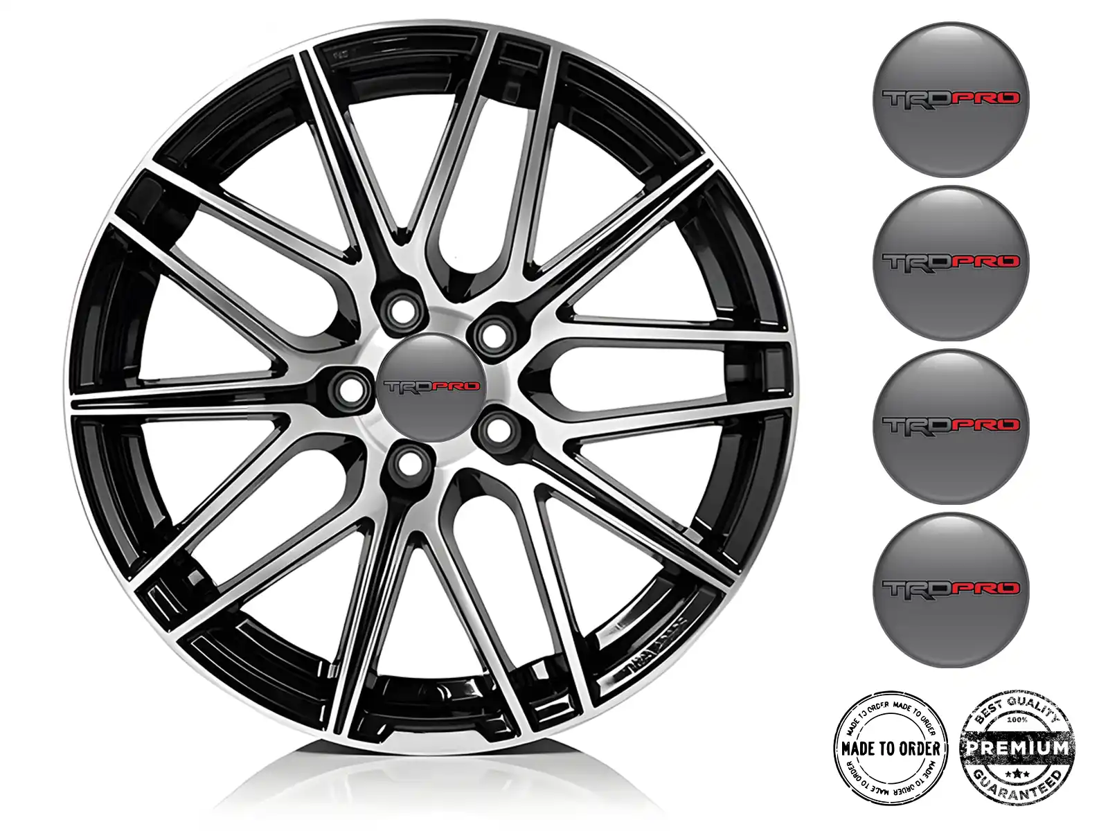 Toyota TRD Pegatinas Aro Premium Pulso Stellar Momentum